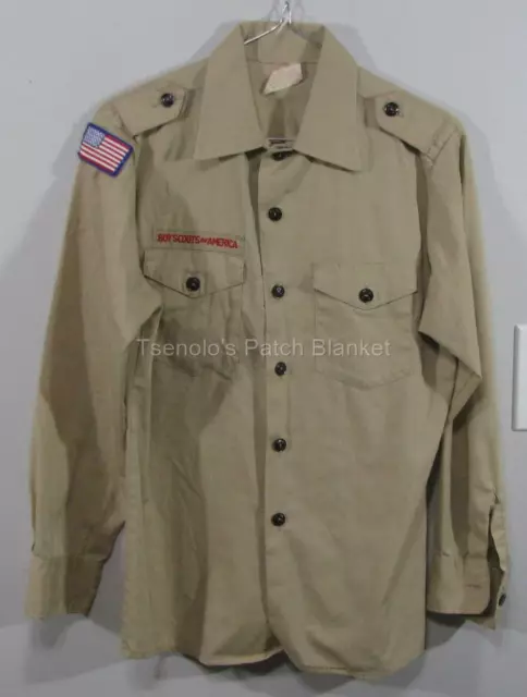 Boy Scout now Scouts BSA Uniform Shirt Size Youth Large LS FREE SHIPPING 072