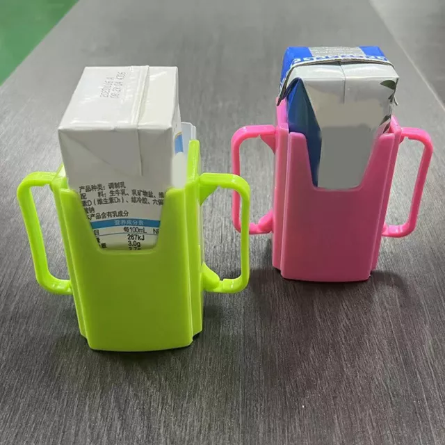 Adjustable Safety Toddler Juice Milk Box Drinking Box Holder Water Cup