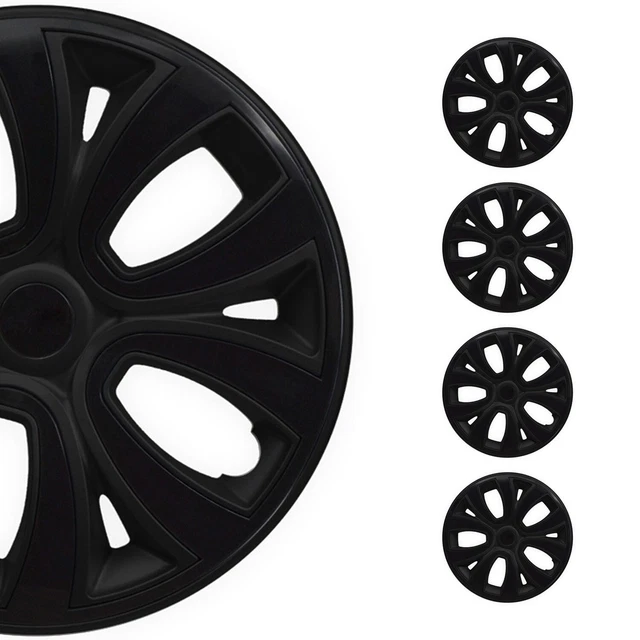 15& WHEEL COVERS Hubcaps R15 for Hyundai Elantra Black Gloss EUR 111,00 PicClick FR