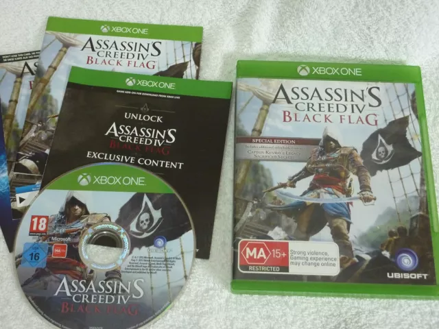 Microsoft Xbox One Game Assassins Creed 4 Black Flag Special Edition