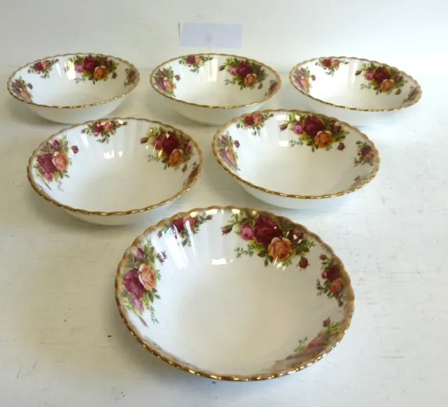 Royal Albert 'Old Country Roses' 6 Cereal/Fruit Bowls