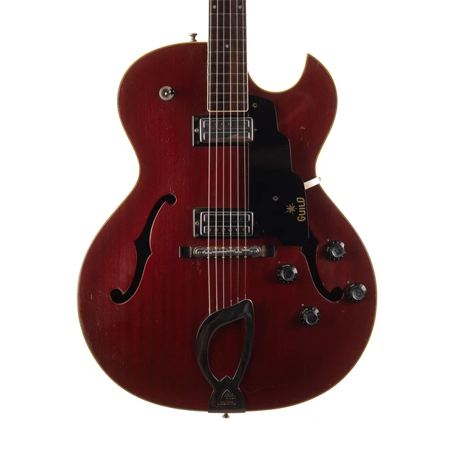 Vintage Guild Starfire II Cerise 1964