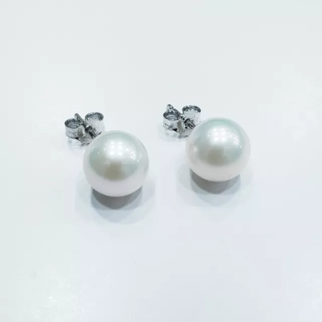 Boucles D'Oreilles Perles Akoya De 4 MM A 9 M - Choisis Or 18 KT Réduction 60%