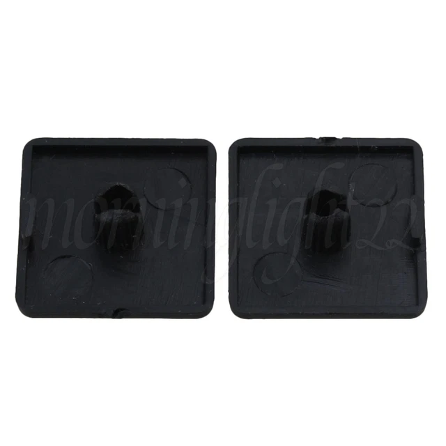 20PCS Single Hole Extrusion End Caps for 2020 Aluminum Profile Black Plastic