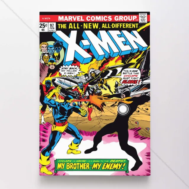 Uncanny X-Men Poster Canvas Vol 1 #97 Xmen Marvel Comic Book Art Print