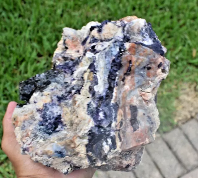 4.91 LB TIFFANY STONE ROUGH, OPALIZED FLUORITE  Utah (DFC)
