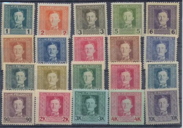 Feldpost 1917/18 - ANK 53-72 komplett postfrisch set-fp