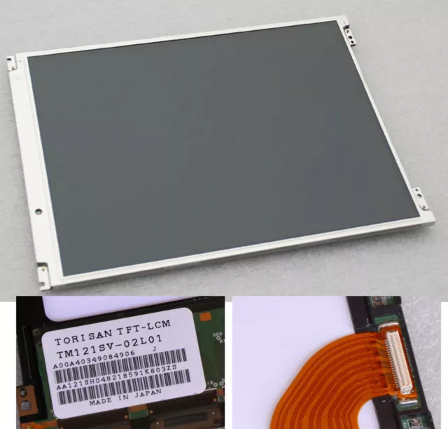 30Cm 12" Torisan Tm121Sv-02L01 Lcd Tft Display Matrix Im Sehr Guten Zustand #T69