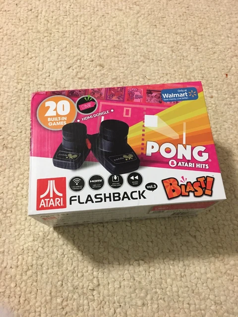 ATARI FLASHBACK BLAST! Pong Retro Gaming System with 20 Games ...
