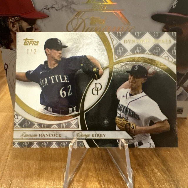 2024 TOPPS DYNAMIC duals emerson hancock george kirby seattle marins 1/ ...