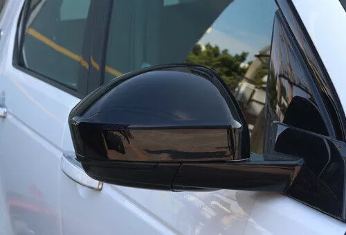 For Range Rover Evoque 2012-2023 Gloss Black Rear View Mirror Cap 2PC Cover Trim