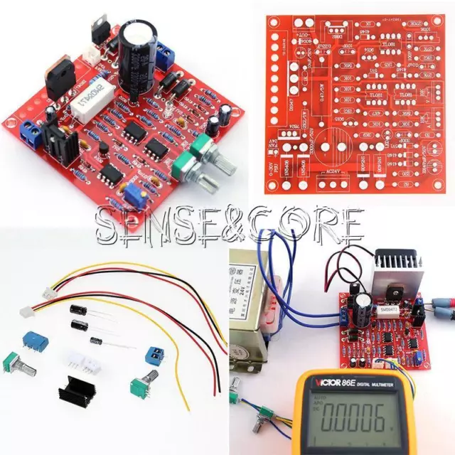 0-30V 2mA-3A Adjustable DC Regulated Power Supply DIY Kit Short with Protection 2