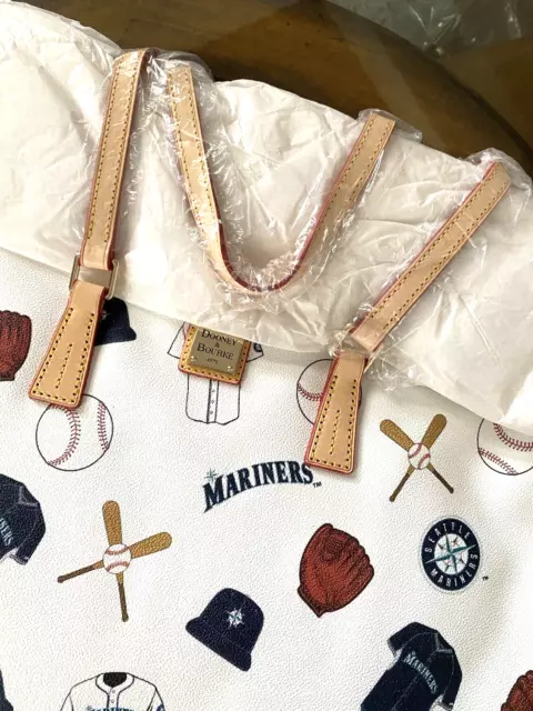 Dooney & Bourke MLB Seattle Mariners White Zip Top TOTE Bag - SOLD OUT