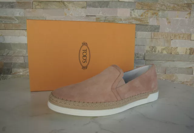 Tods Morte ´ S Gr 39 Slipper Mocassini Scarpe Colori Della Pelle Nuovo Origin.