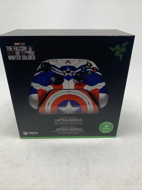 RAZER CAPTAIN AMERICA Wireless Controller Quick Charging Stand Xbox ...