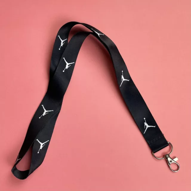 Jordan Nike Lanyard White Brand New Black