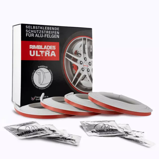 Rimblades Ultra NEU 2022 Felgenschutz Felgenringe Rim Guards WEIß