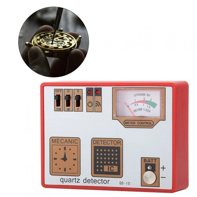 Orologio Meccanico Al Quarzo Strumento Riparazione Smagnetizzatore Orologiaio Tester Rilevatore Mini