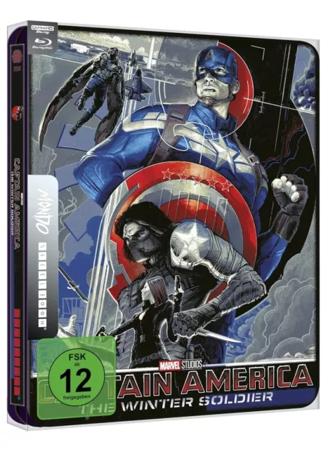 ⭐ Captain America The Winter Soldier | Mondo Steelbook | 4K UHD + Blu-ray ⭐️