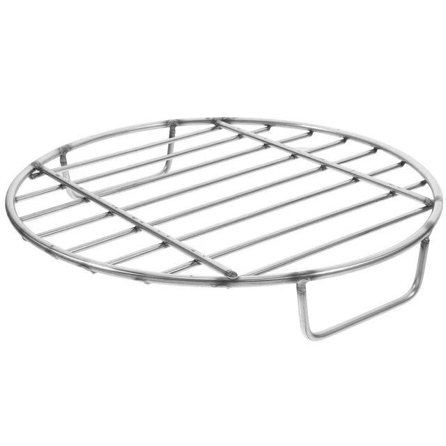 GRIGLIA PER ARROSTO IN ACCIAIO INOSSIDABILE E PORTA POLLO ATTREZZO PER BARBECUE PER CAMPEGGIO All Aperto 95050915