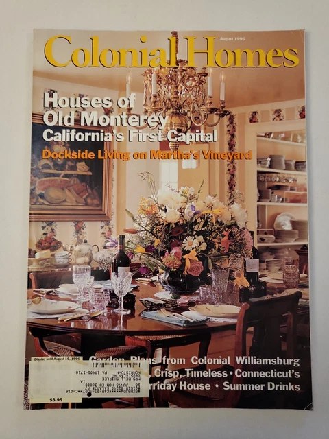 1996 August, Colonial Homes Magazine, Martha's Vineyard, (MH643) 1996 August, Colonial Homes Magazine, Martha's Vineyard, (MH643)