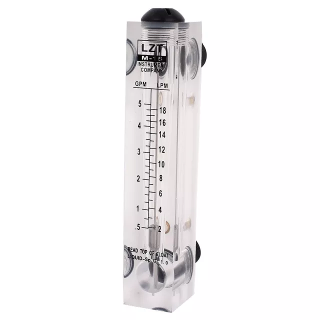 LZT M-15 1/2BSP Filetage 0.5-5GPM eau liquide, Type mesure débit débitmètre