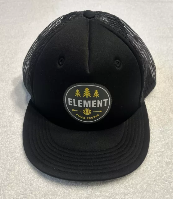 Element Skateboard Men's Endure The Elements Black Snapback Hat Cap OSFM