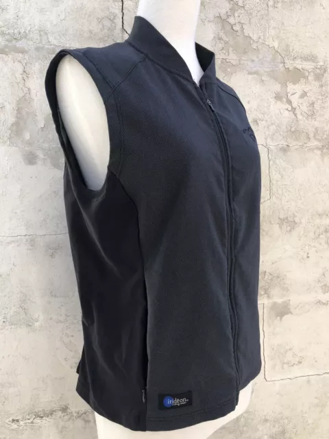 Women’s Irideon Riding Wear Vest Equestrian Zipper Front Gray Size Medium  USA