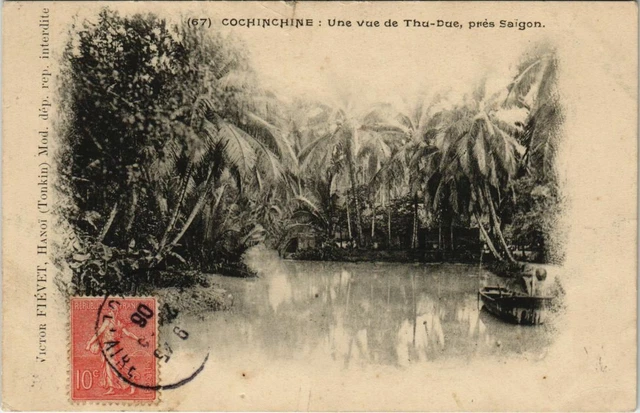 CPA AK VIETNAM COCHINCHINE - Une vue de Thu-Due, près Saïgon (61585)