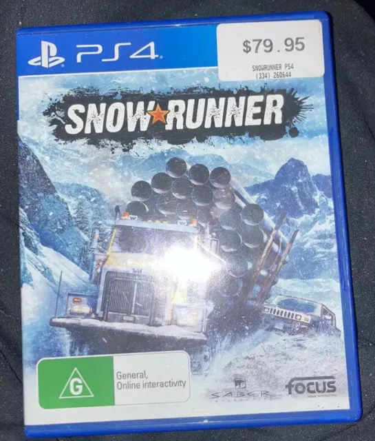 SNOW RUNNER PS4 Oz Seller $49.95 - PicClick AU