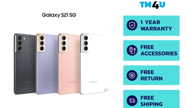 NEW Samsung Galaxy S21 5G 128GB, 256GB Unlocked Android Smartphone Pristine ***