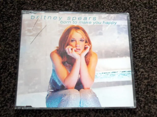 Britney Spears, Born To Make You Happy, Rare Cd Single - 3 Tracks.