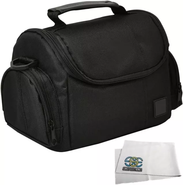 Bolsa de viaje mediana acolchada suave para cámara réflex digital con correa para cámaras digitales