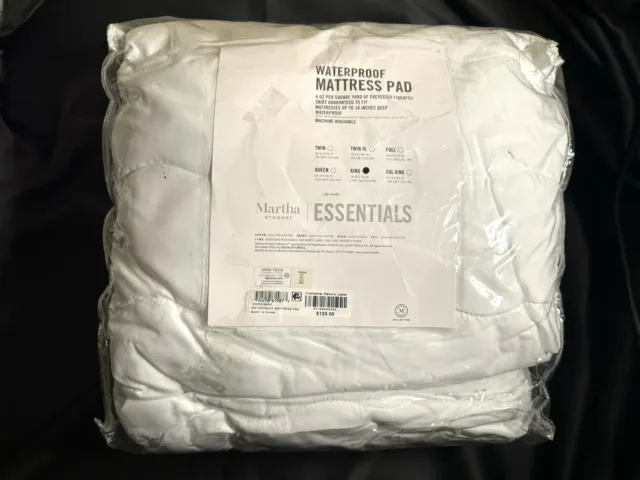 Martha Stewart Essentials Waterproof King Mattress Pad