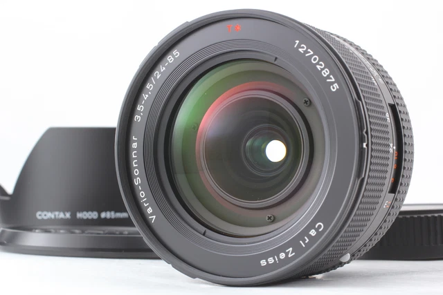 [Near MINT w/ Hood] Contax Vario-sonnar T * 24-85mm F3.5-4.5 For N From JAPAN
