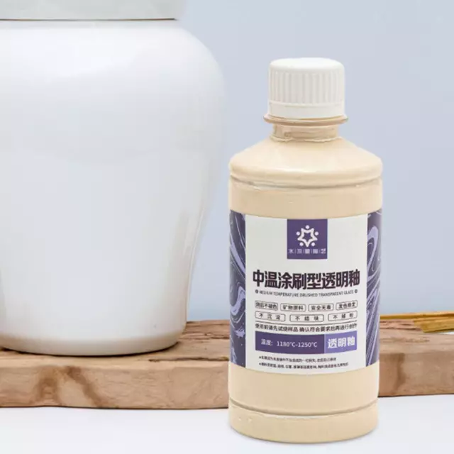 Porcelain Glaze Pottery Glaze 300ml Fine Ceramic Glaze Transparent Glaze for