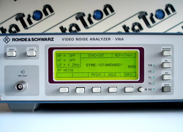 Rohde & Schwarz VNA Video Noise Analyzer 3