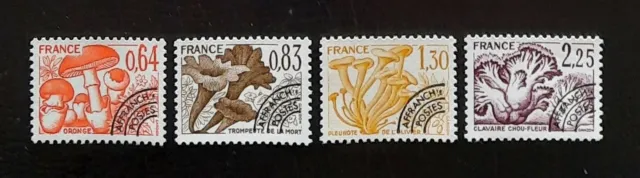 France 1979 PREO Champignons n° 158 à 161, NEUFS** LUXE Cote=4€