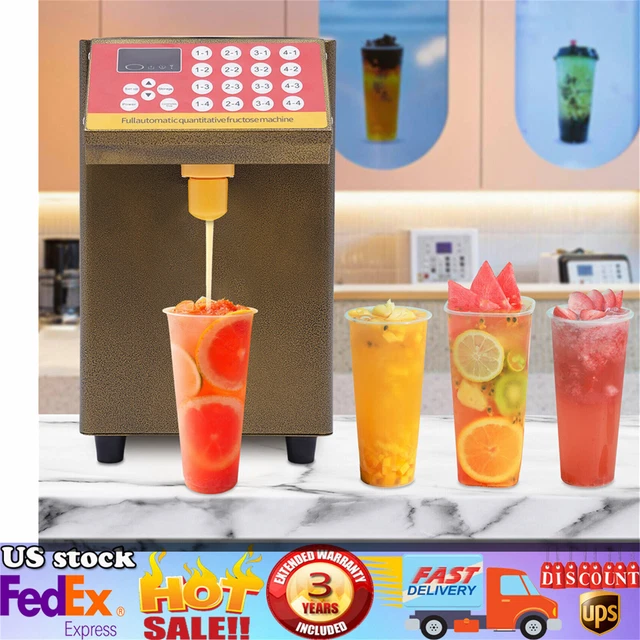 500W Automatic Dispenser Fructose Quantitative Machine Beverage Equipment USA