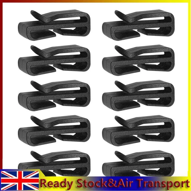A#K 10pcs Non Slip Outdoor Cycling Climbing Molle Clips Ski Snow Helmet Mask Hol