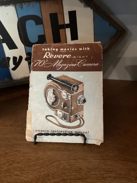 Revere-eight 70 Magazine Movie Camera Owners Manual