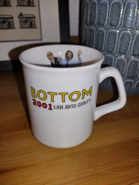 Rick Mayall & Ade Edmondson Bottom Tour Mug 2001: An Arse Oddity Extremely Rare