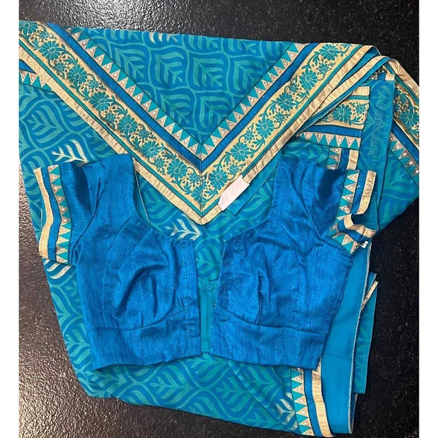 Indian Turquoise Pakistani Saree Bollywood Lehenga