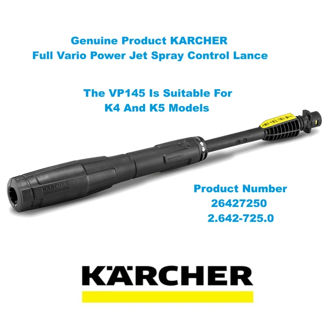 KARCHER K4 K5 Hochdruckreiniger Vollsteuerung Vario Power Jet VP145 2. ...