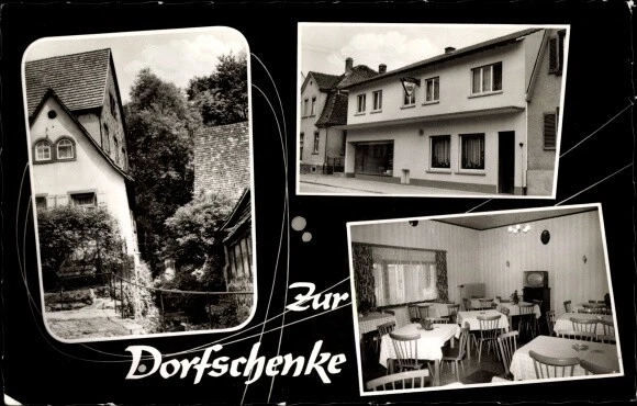 Ak Laudenbach an der Bergstraße, Gastwirtschaft und Metzgerei Zur... - 3048186