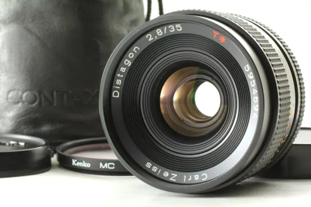 【MINT in Case】 Contax Carl Zeiss Distagon T* 35mm F2.8 AEJ Lens C/Y Mount JAPAN