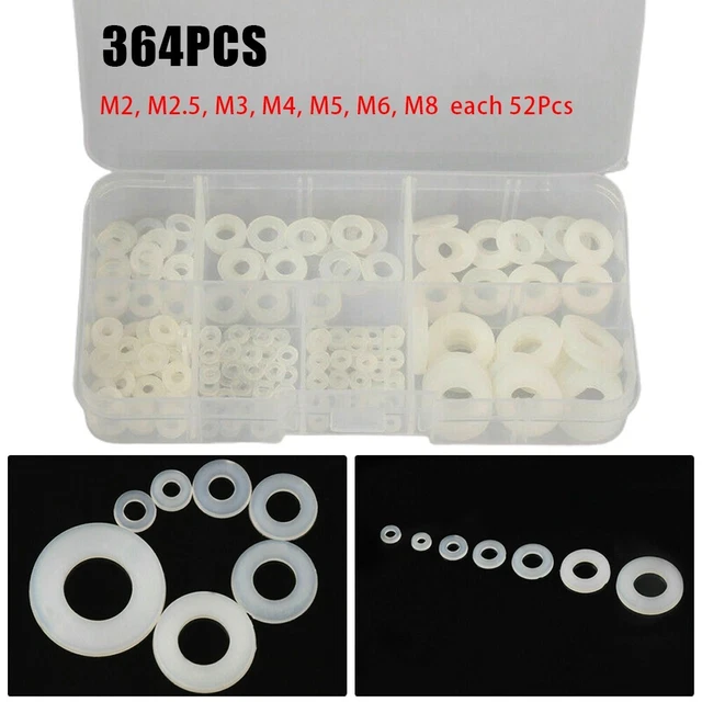 Guarnizioni Lavatrice Piatte Nylon Bianco Superiore M2 M2 5 M3 M4 M5 M6 M8