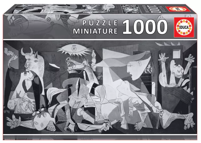 Educa 14460. Guernica de Picasso. Puzzle miniatura de 1000 piezas. 62,5x30cm