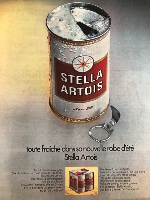 Vintage 1972 Advertising Advertising - STELLA ARTOIS Beer