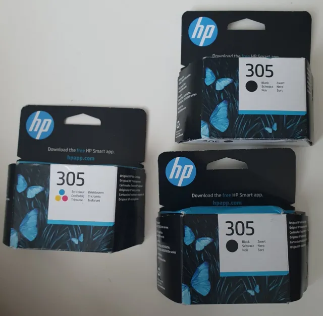Cartouche d'encre trois couleurs HP 305 authentique
